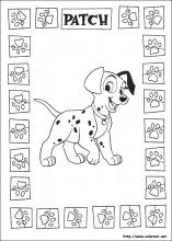 Dibujos de 101 Dálmatas para colorear en Dibujos de 101 Dálmatas para colorear en