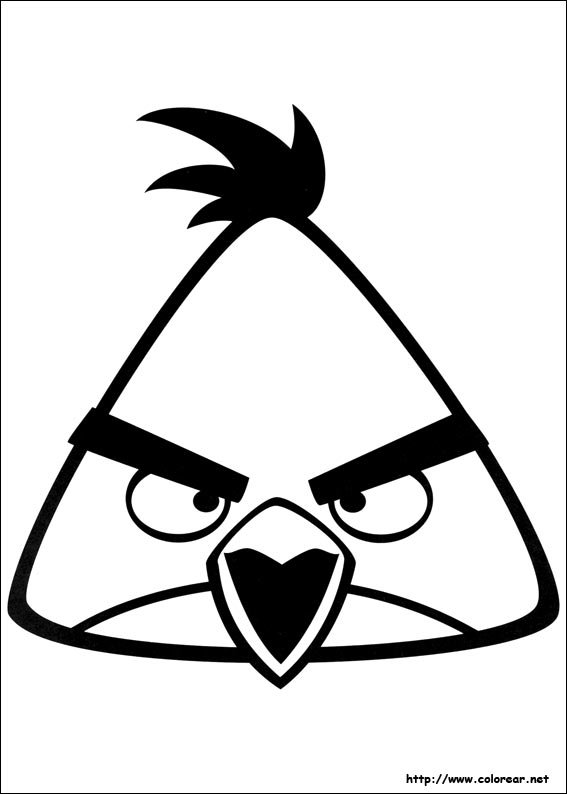 Dibujos de Angry Birds para colorear en Colorear.net