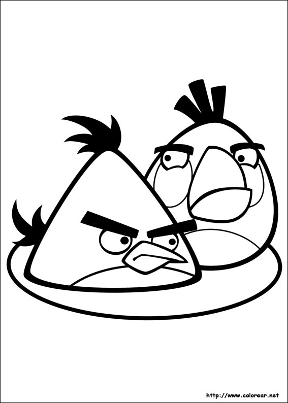 Dibujos para colorear de Angry Birds
