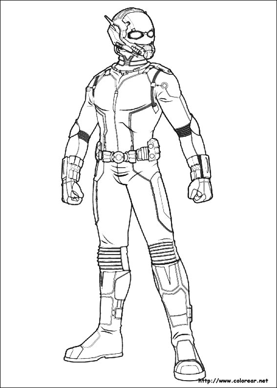 yellow jacket coloring pages marvel - photo #26