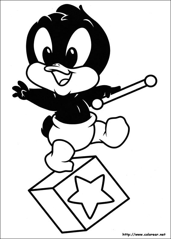baby daffy duck coloring pages - photo #25