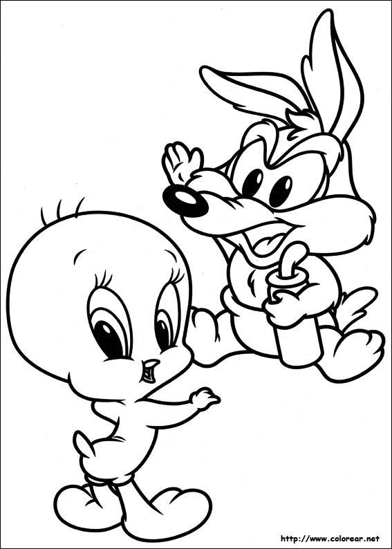 baby looney tunes games coloring pages - photo #39