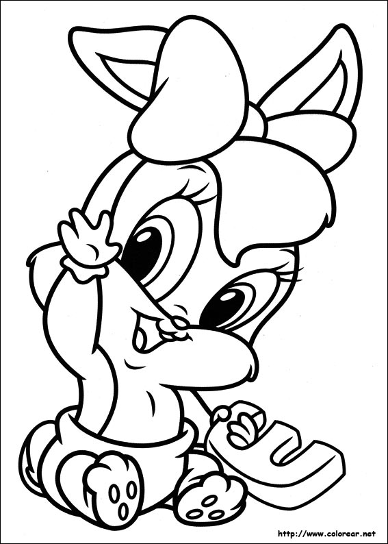 baby looney tunes games coloring pages - photo #23