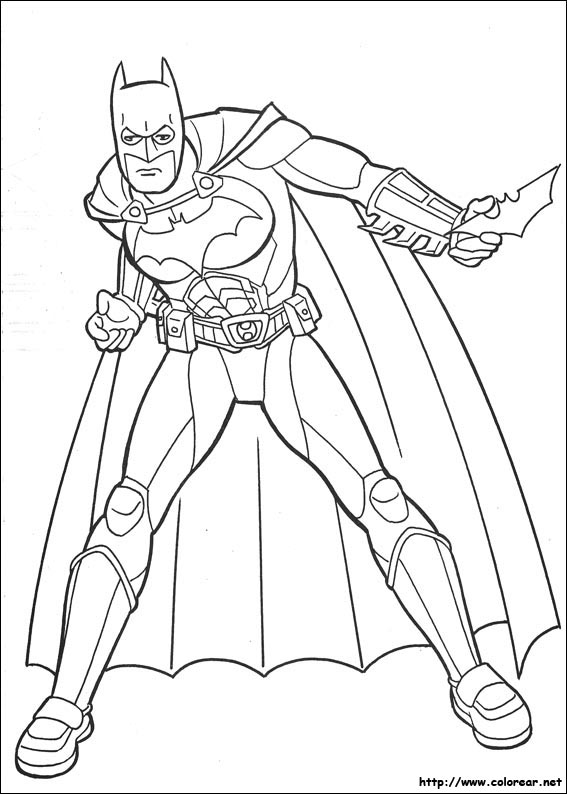 Dibujos de Batman para colorear en Colorear.net