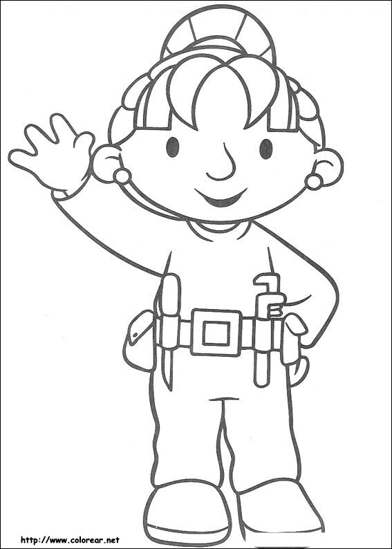 DIBIJOS PARA COLOREAR DE BOB EL CONSTRUCTOR dibijos para colorear de bob el constructor: