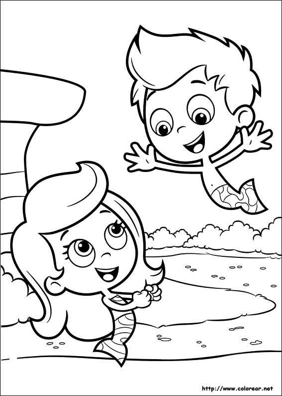 halloween bubble guppies coloring pages - photo #30