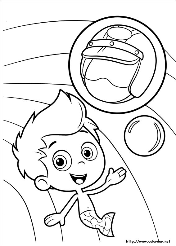 Bubble Guppies Color Pages