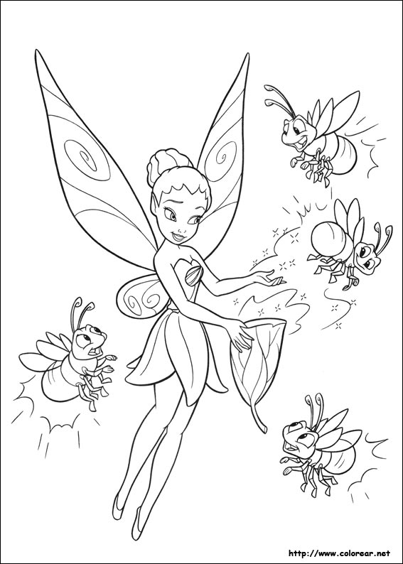 fairy coloring pages tinkerbell - photo #30