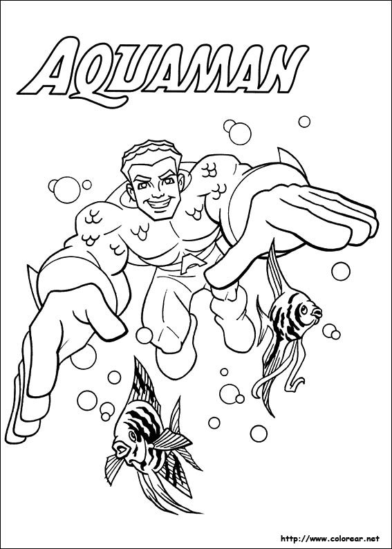 dc comics characters coloring pages - photo #20