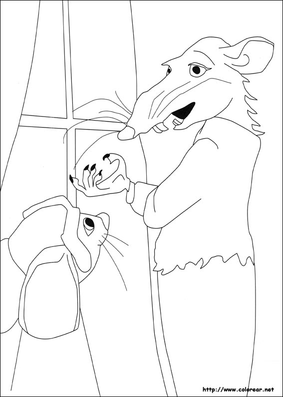 tale of despereaux coloring pages - photo #23