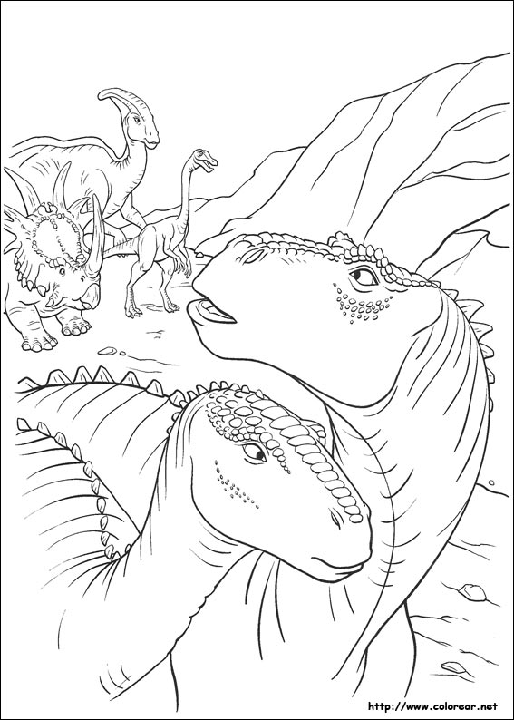 dibujos para colorear de dinosaurio