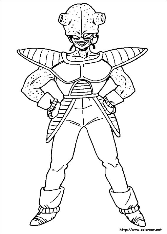 Dibujos para colorear de dragon-ball-z para descargar - Dragon