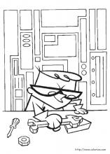 Dibujos de El Laboratorio de Dexter para colorear en Dibujos de El Laboratorio de Dexter para colorear en