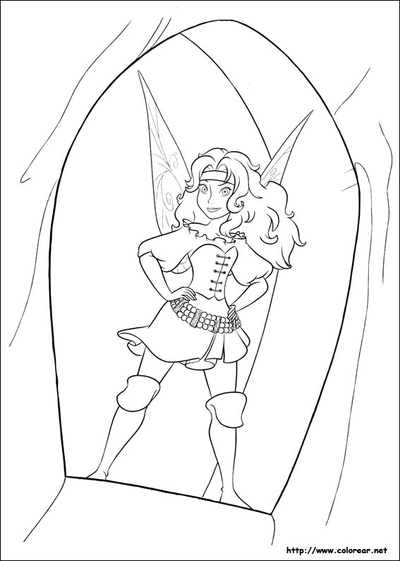 hadas y piratas silver mist coloring pages - photo #32