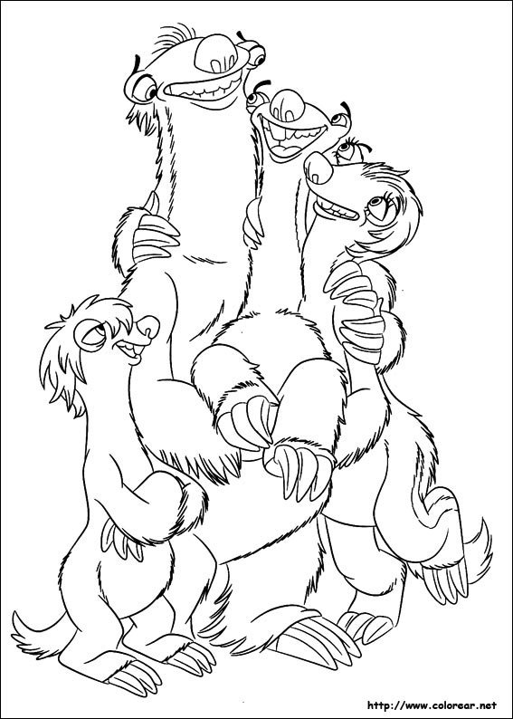 ice age 4 coloring pages games - photo #40