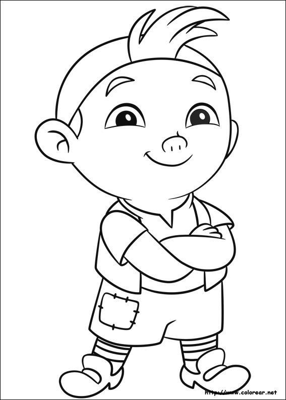 jack and the neverland pirate coloring pages - photo #18