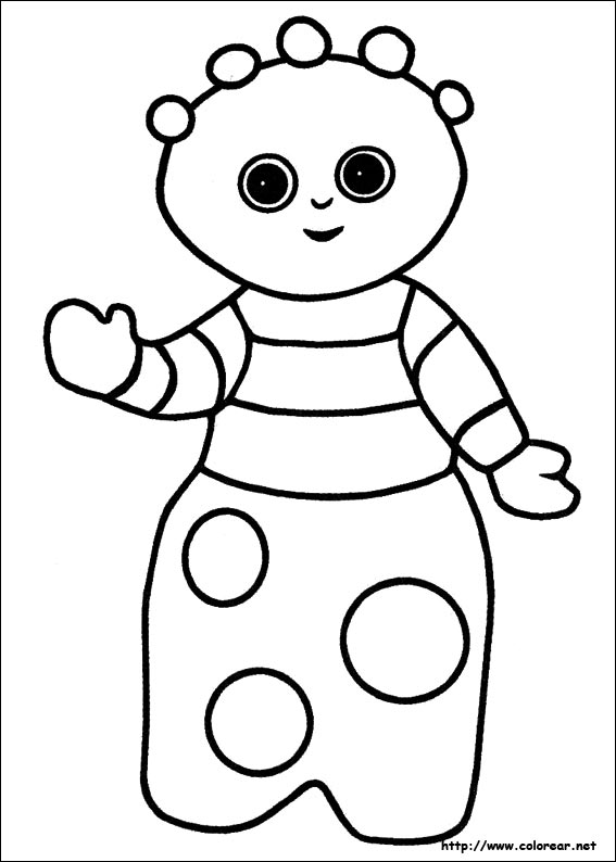 iggle piggle coloring pages - photo #30