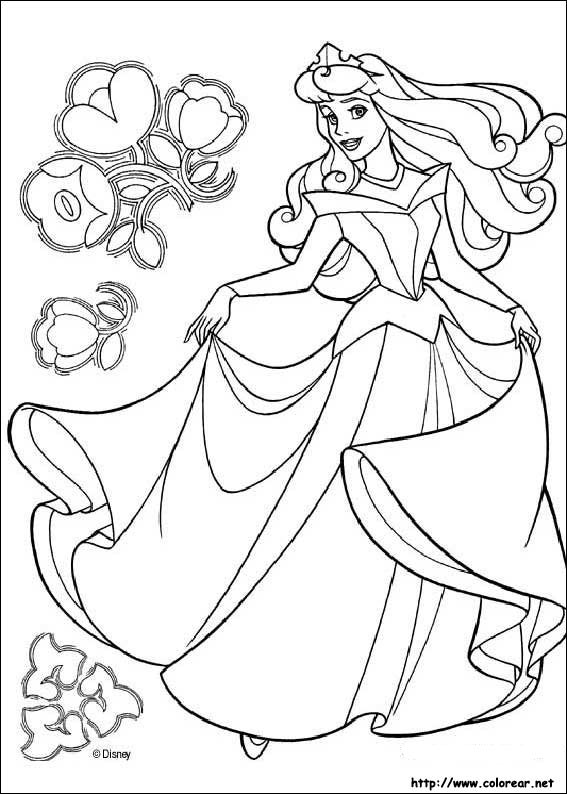 colorear de La Bella