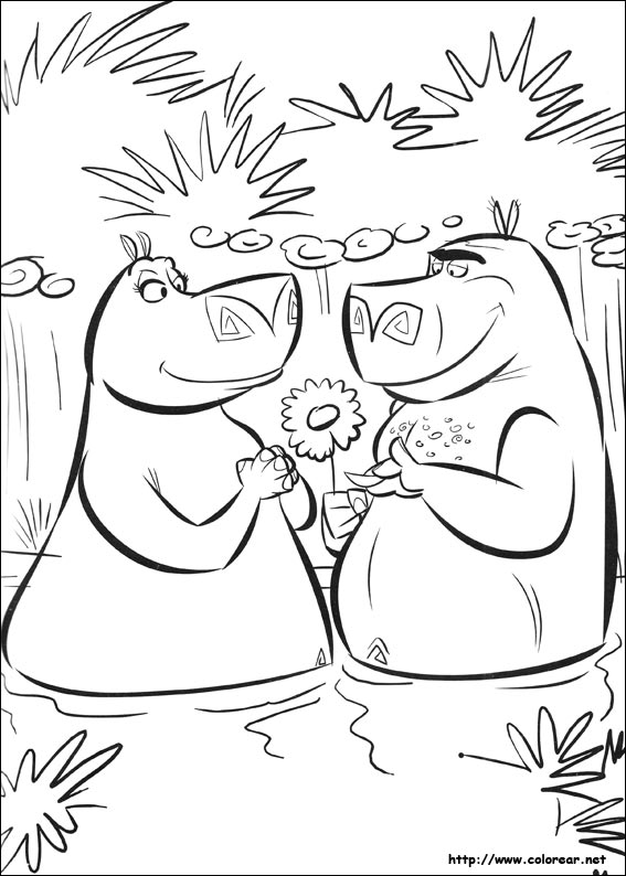 madagascar coloring pages and drawings - photo #43