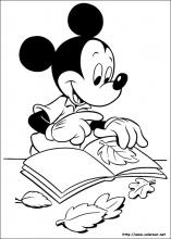 Dibujos de Mickey para colorear en 