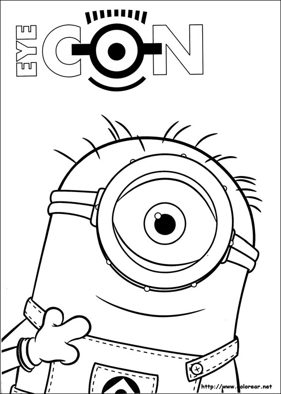 Dibujos para colorear gratis de Los Minions - Los Minions