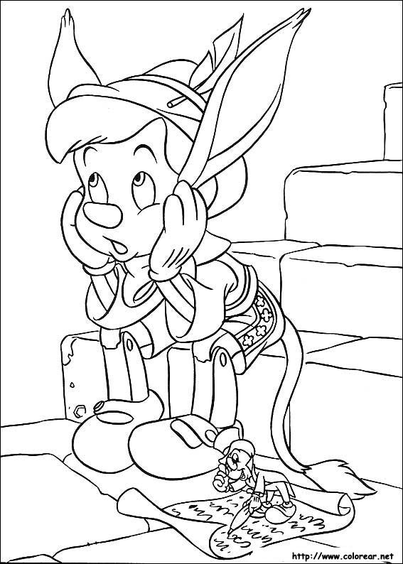 Dibujos para colorear de Pinocho