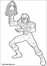 Power Rangers Samurai Coloring Pages on Dibujos De Power Rangers Para Colorear En Colorear Net