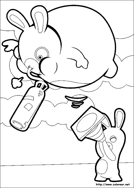 rabbids invasion coloring pages nickelodeon - photo #25