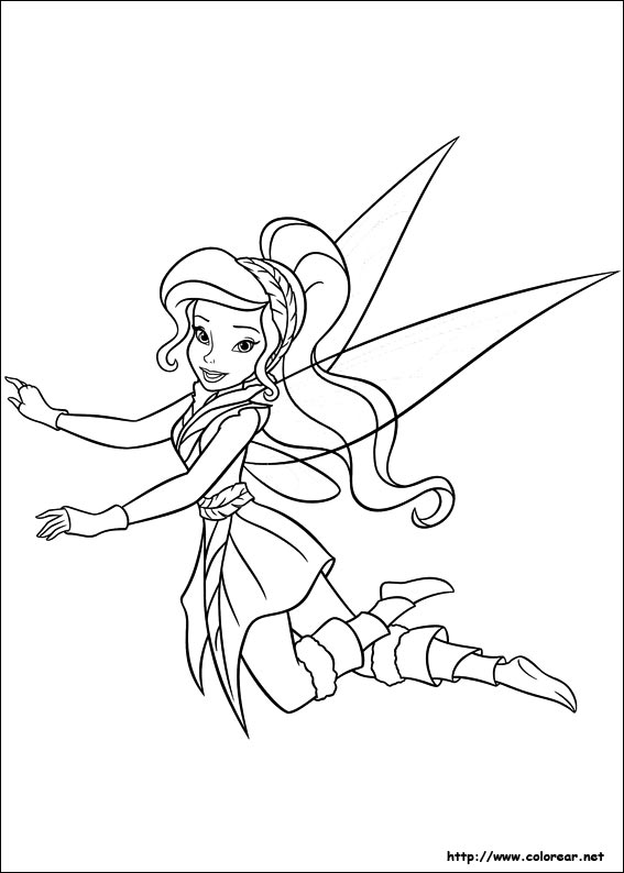 hadas para colorear silver mist coloring pages - photo #15