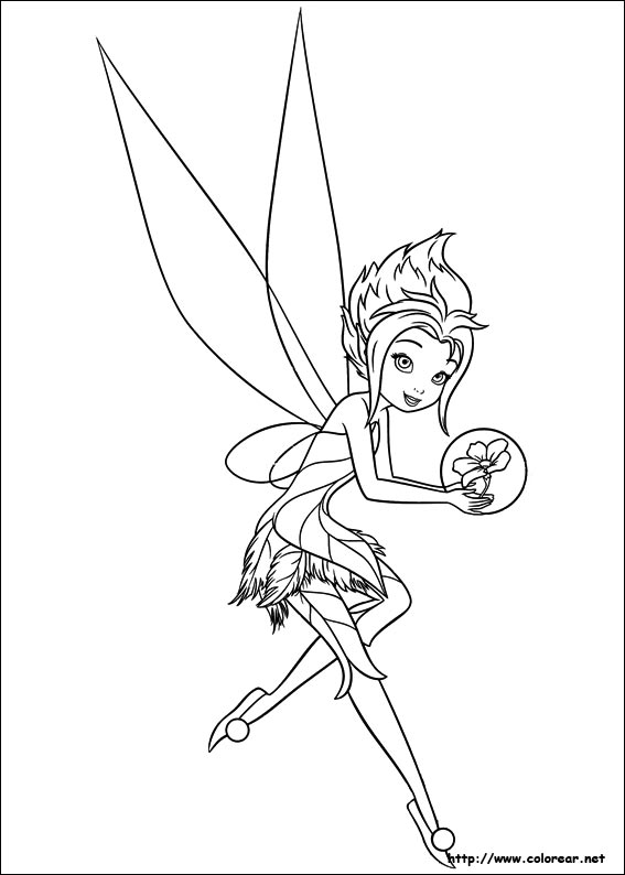 hadas y piratas silver mist coloring pages - photo #15