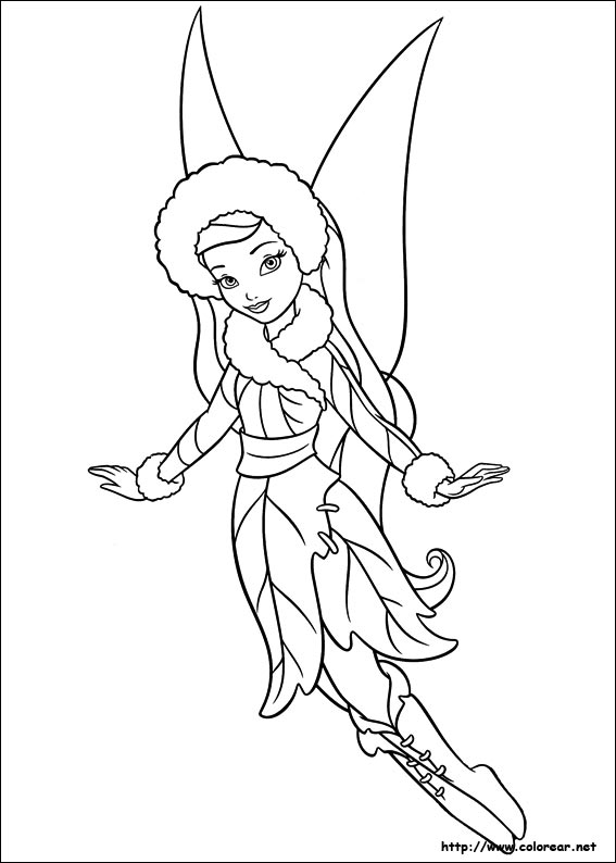 hadas para colorear silver mist coloring pages - photo #3