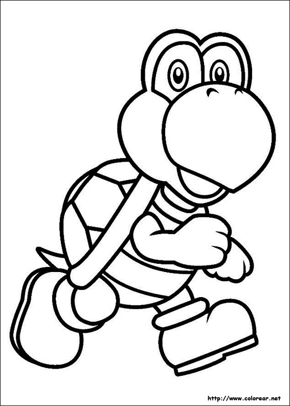 Hongo De Mario Para Colorear Imagui