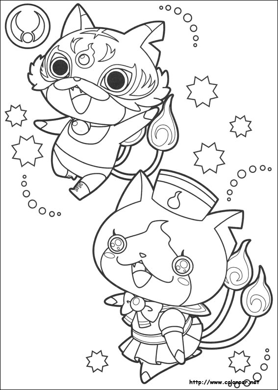 yo kai coloring pages - photo #45