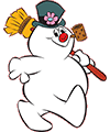 Frosty, el mueco de nieve para colorear