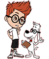 Las aventuras de Peabody y Sherman para colorear