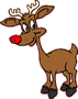 Dibujos de Rudolph, el reno de la nariz roja