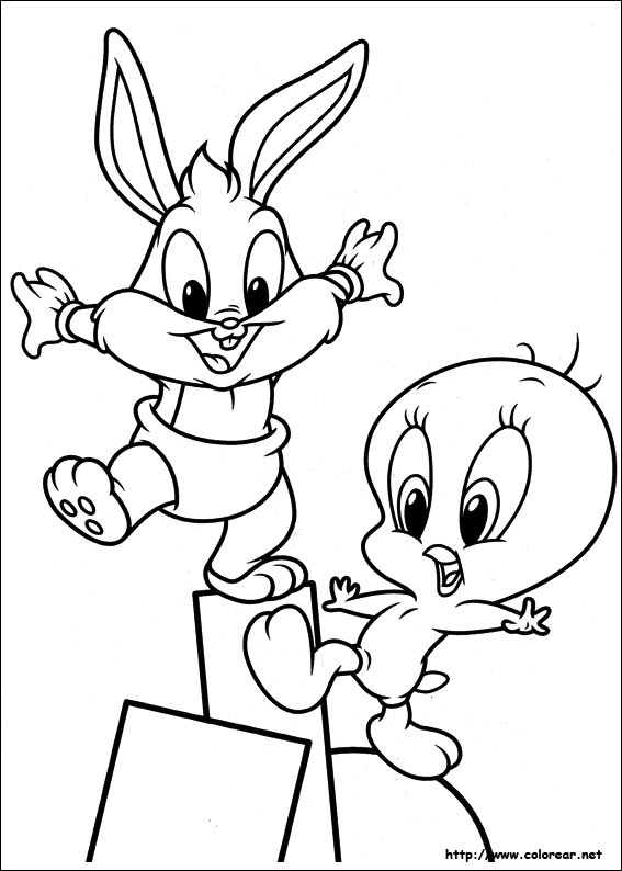 Dibujos para colorear de Baby Looney Tunes