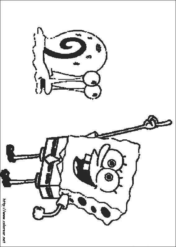 Dibujos para colorear de Bob Esponja