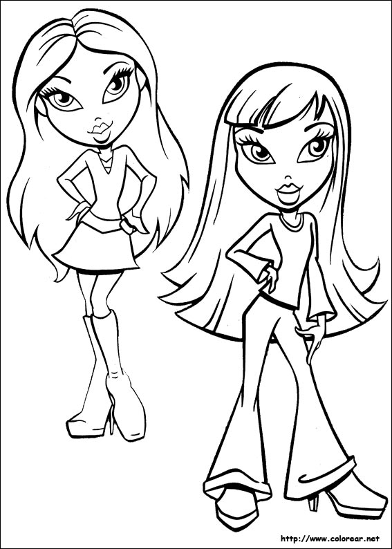 Dibujos para colorear de Bratz