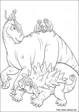 Dibujos de Dinosaurio para colorear en 