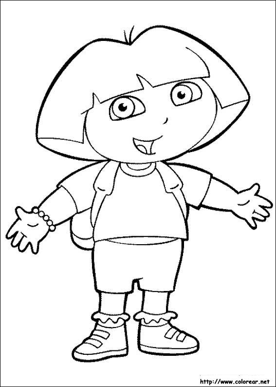  Dibujos para colorear de Dora la Exploradora