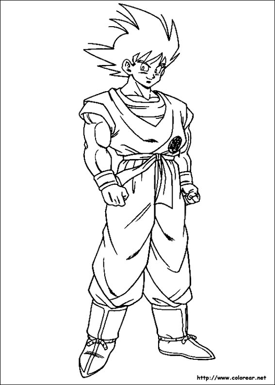 Dibujos para colorear de Dragon Ball Z