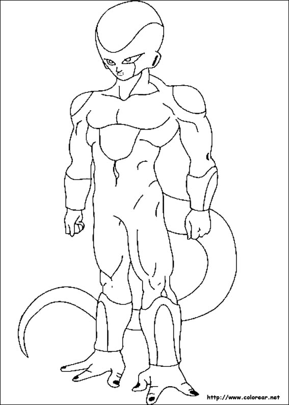Dibujos para colorear de Dragon Ball Z Dibujos para colorear de Dragon Ball Z