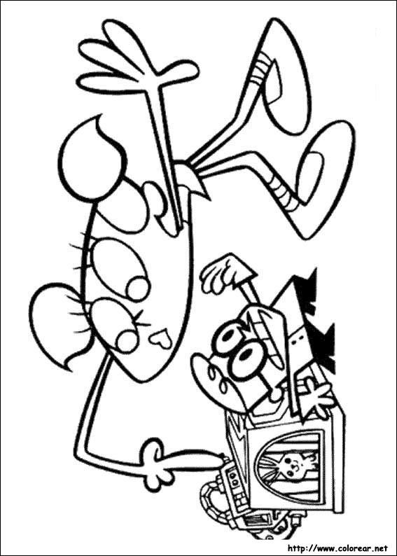 Dibujos para colorear de El Laboratorio de Dexter Dibujos para colorear de El Laboratorio de Dexter