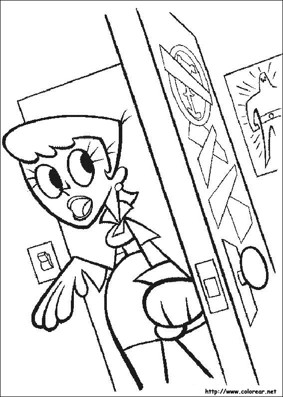 Dibujos para colorear de El Laboratorio de Dexter Dibujos para colorear de El Laboratorio de Dexter