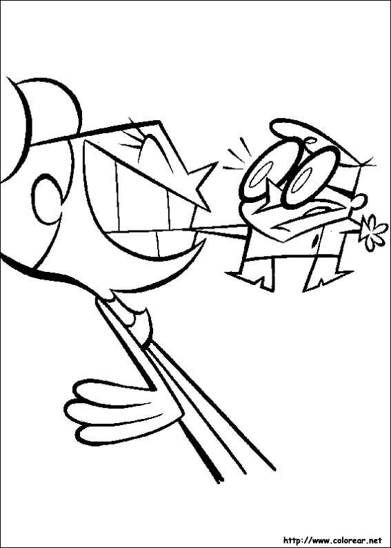 Dibujos para colorear de El Laboratorio de Dexter Dibujos para colorear de El Laboratorio de Dexter