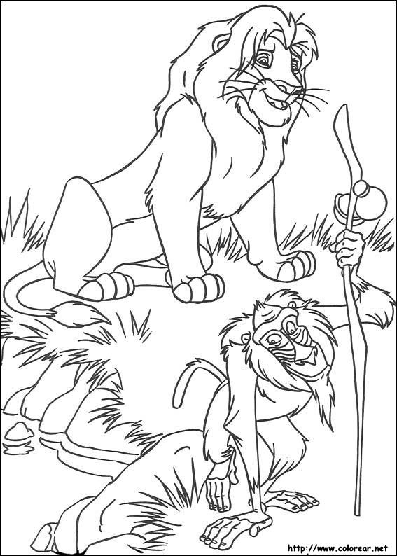 Dibujos Para Colorear De El Rey Leon