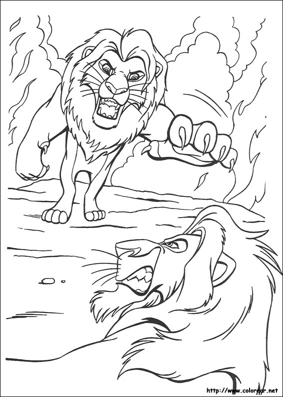  Dibujos para colorear de El Rey León