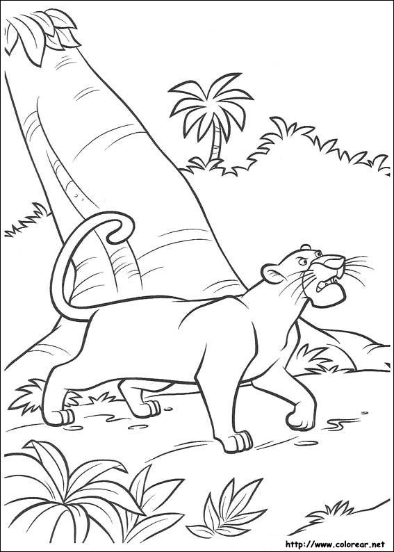 Dibujos para colorear de El libro de la Selva 2 Dibujos para colorear de El libro de la Selva 2