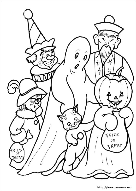 Dibujos para colorear de Halloween